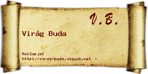 Virág Buda névjegykártya