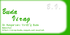 buda virag business card